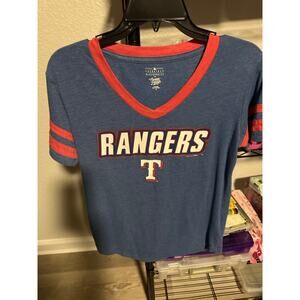 Vintage Texas Rangers V-Neck Tee